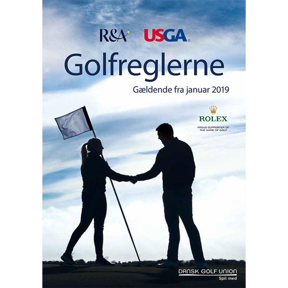 Golfreglerne 2019 på dansk. Komplette regler, 240 sider, A5-format. Pr. stk.
