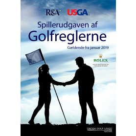 Golfreglerne 2019 - Spillerudgaven på dansk, 160 sider, A6-format. Kasser á 25 stk.